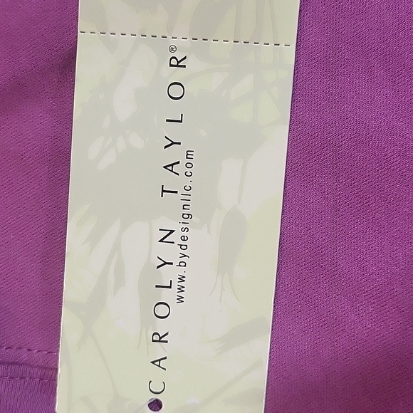 NWT Light Pink / Purple Caryolyn Taylor Mock Turtleneck Size Medium - Picture 4 of 5